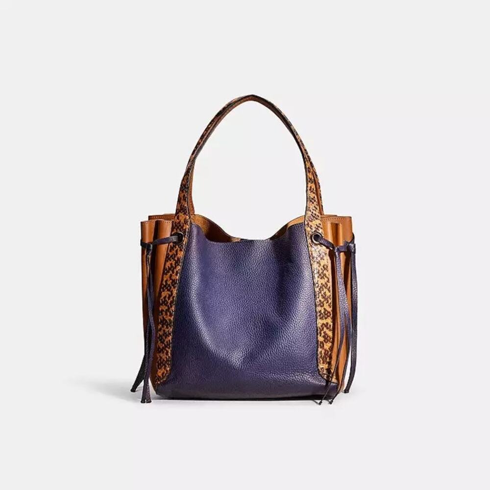 Restored Harmony Hobo
In Colorblock With Snakeskin Detail